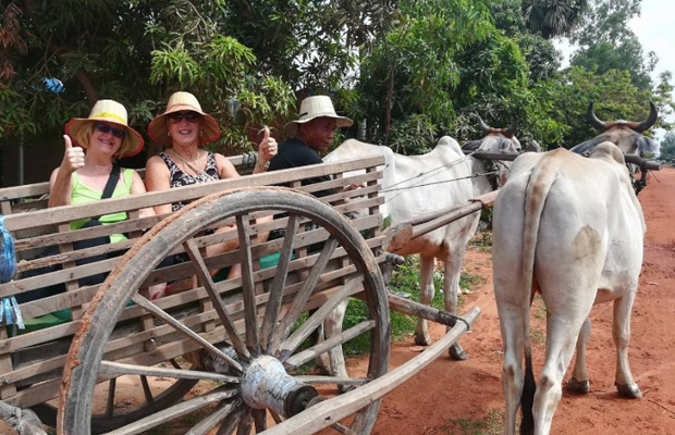 Beautiful Sunset with Ox Cart Adventure Tour