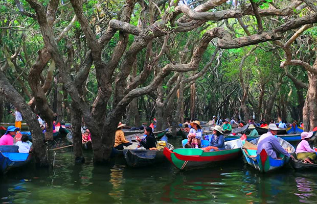 Cambodia Family Tour with Kulen Mountain Waterfall