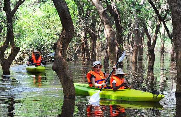 Siem Reap Countryside Cycling & Kayak Day Tour