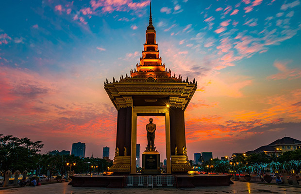 Statue of King Father Norodom Sihanouk